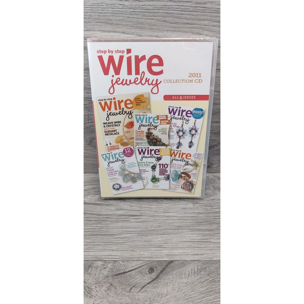 Step by Step Wire Jewelry 2011 Collection On CD-New Sealed